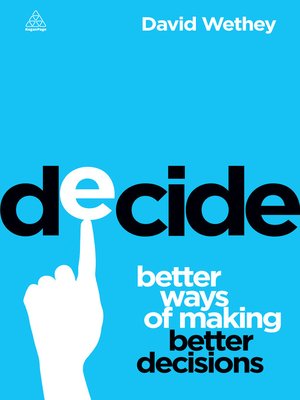 cover image of Decide